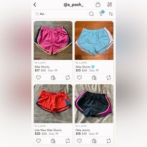 4 pairs of Nike Shorts!